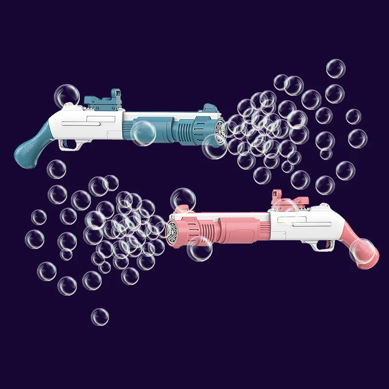 Оптовая продажа летняя Автоматическая пузырчатая машина Базука всех типов для приготовления пузырей 60 отверстий пистолет-Базука