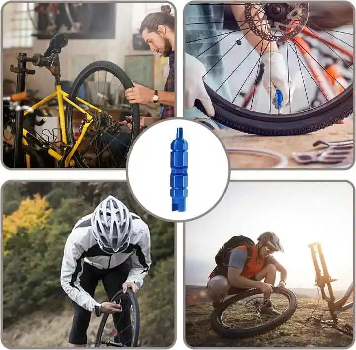 Aluminum Alloy French Valve Wrench Core Valve Core Disassembly Tool Bicycle Accessories for Cycling enthusiasts