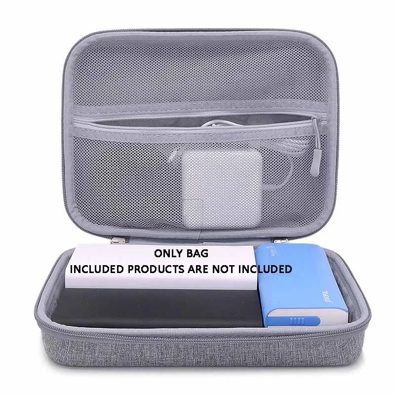 Hot selling PU waterproof anti-collision high-quality storage box charging treasure storage bag