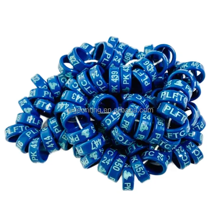 Manufacturer direct-sell high quality 2024 EE rings plastic Poultry rings fancy pigeon rings