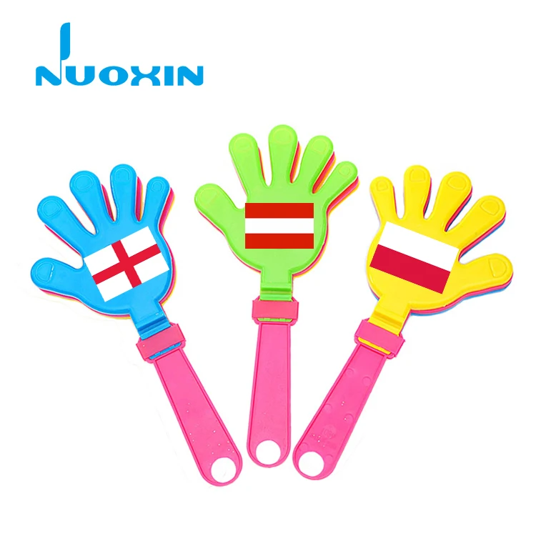 
custom 2020 european national flag logo gifs fans clap hand clapper noisemaker 