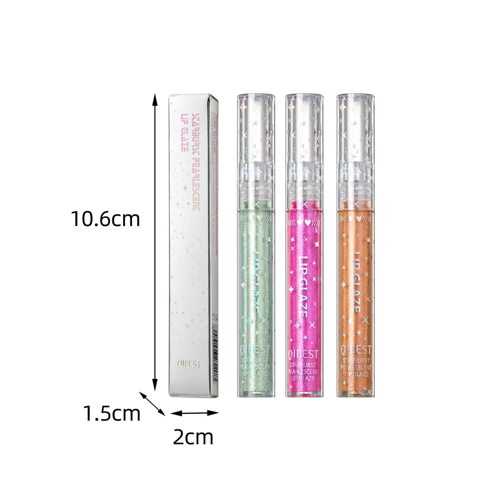 hot Renji lip glaze lasting moisturizing dazzling pearl mirror light polarized gloss makeup