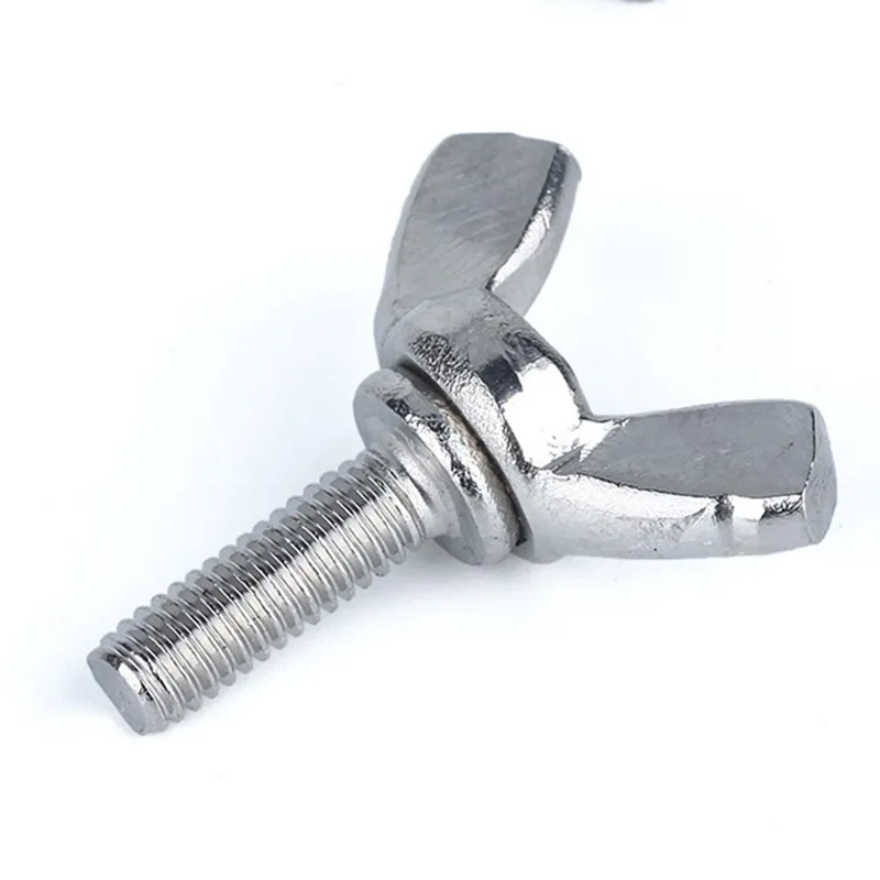 DIN 316 Standard Hot-Dip Galvanized Wing Screw Anti-Corrosive Steel Stainless Steel Brass Aluminium M3 Thread Size Zinc Plated