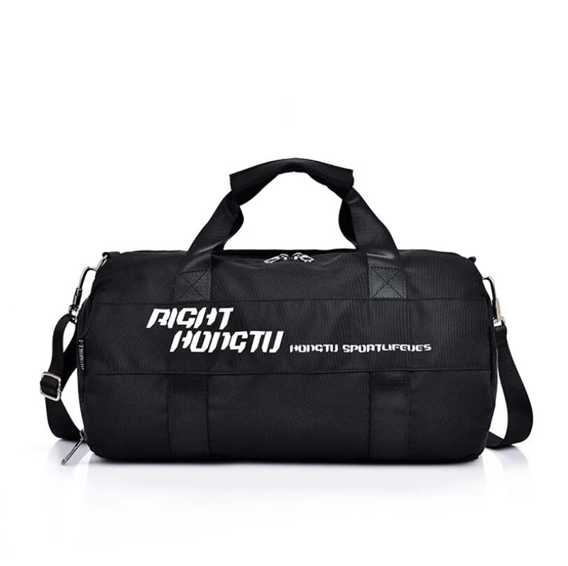 Factory direct supply premium polyester gym bag  personalised duffle bags gym with custom print