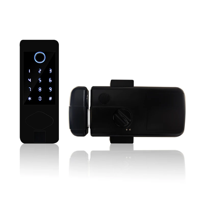  B3-15 умная электрическая самозапирающийся замок ttlock app Wi-Fi Невидимый IP65 водонепроницаемый открытый отпечатков пальцев ворота клавиатуры карты дверного