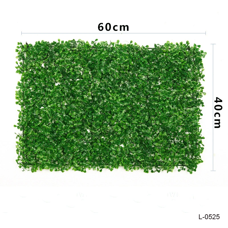 Kiaye Plastic Artificial Greenery Grass Panels Plant Wall Home Restaurant Indoor Decoration Supplies