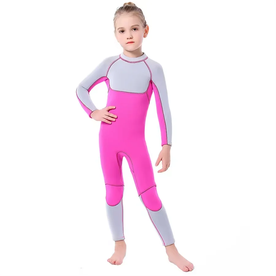 2024 3mm 5mm neoprene child swimsuit boys surf kids snorkel kids short wetsuit neoprene diving suits for children