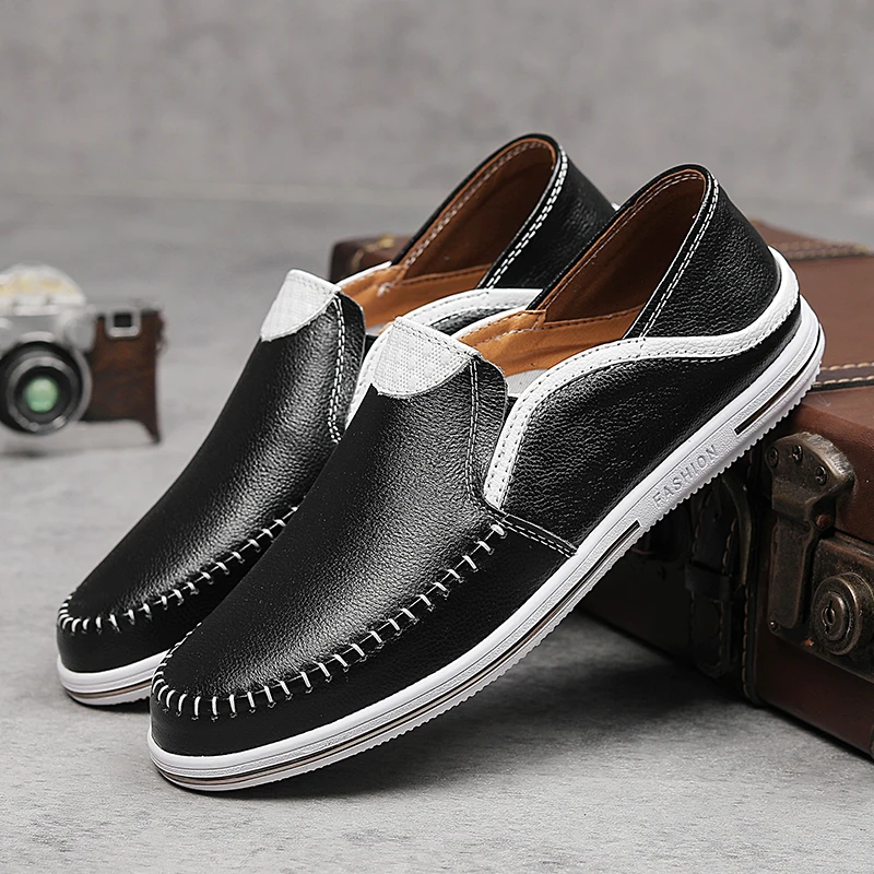 Wholesale Fashion Genuine Leather Upper Business Casual Classic Gentleman Shoes