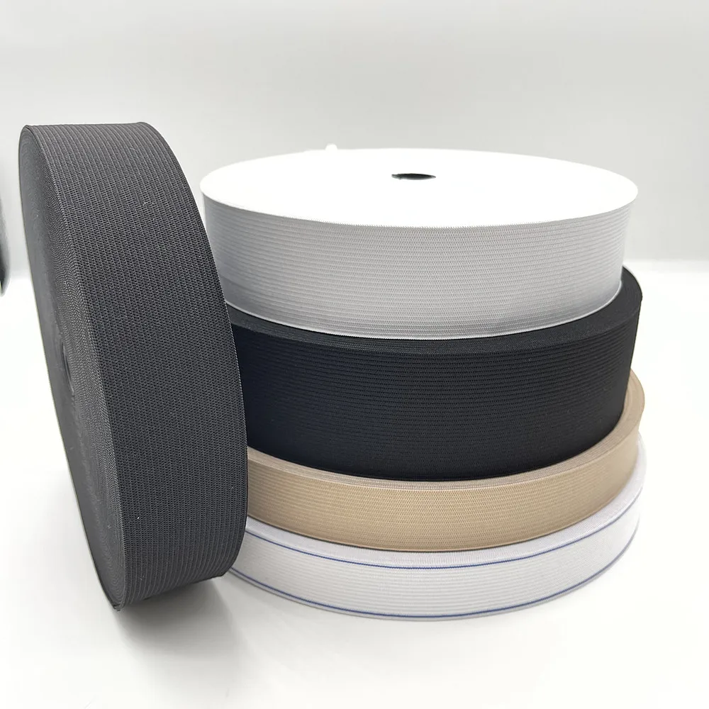 High quality custom color knitted crochet elastic band for clothing