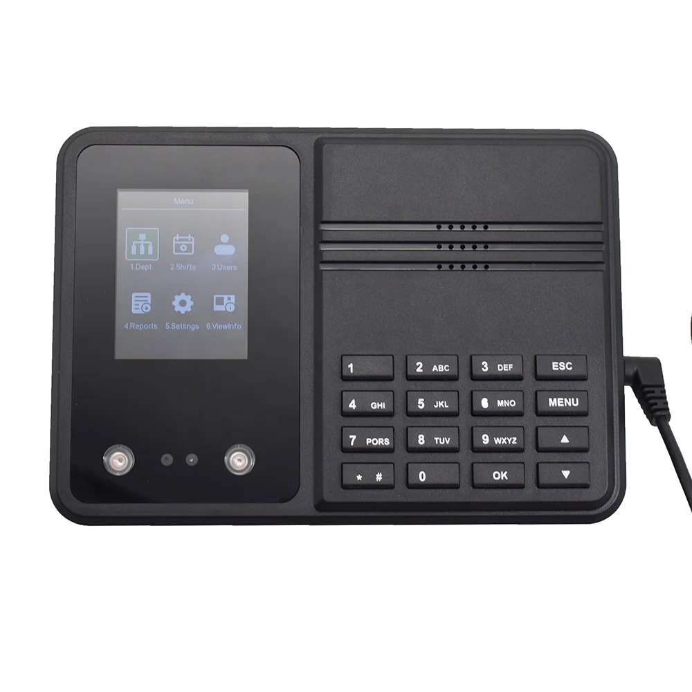 New design Palm vein recognition attendance 2.4 inches Attendance Machine Support Audio Output