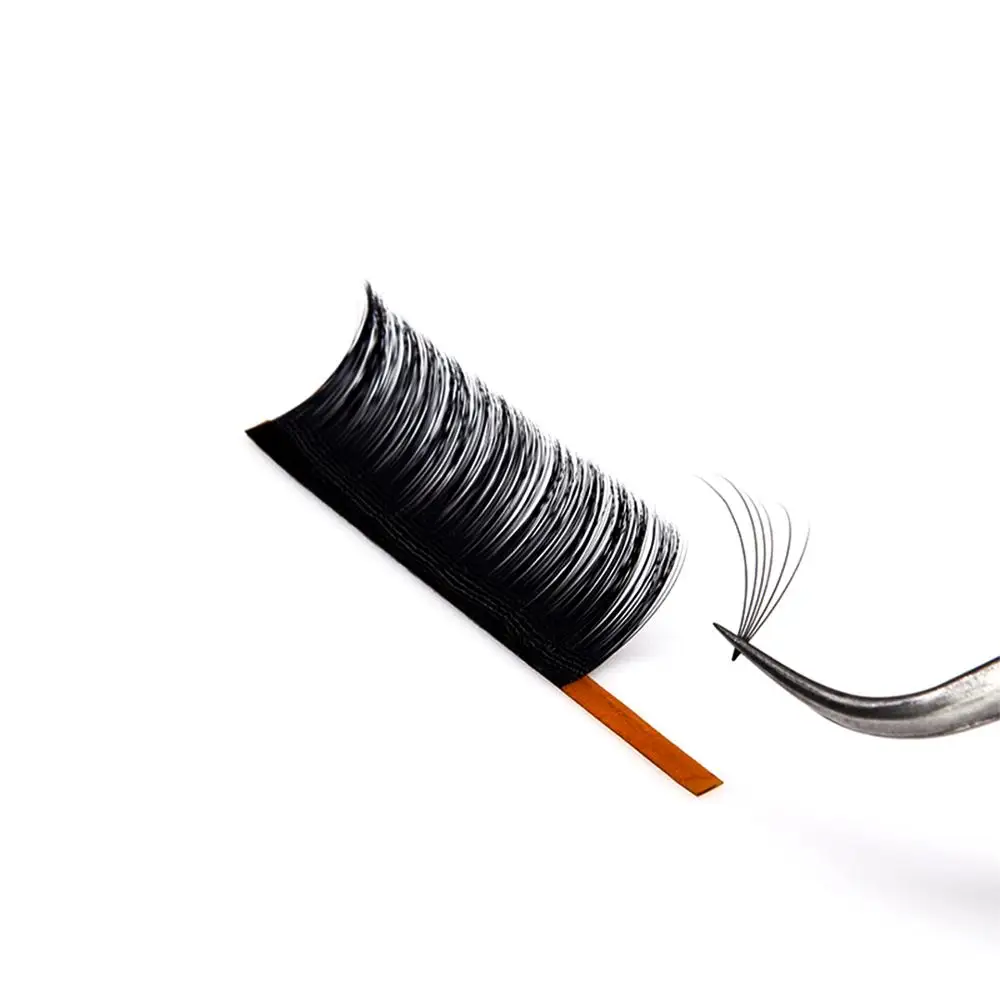 Оптовая торговля, упаковка для ресниц с индивидуальным логотипом, корейский PBT Материал, плоский эллипс, наращивание ресниц