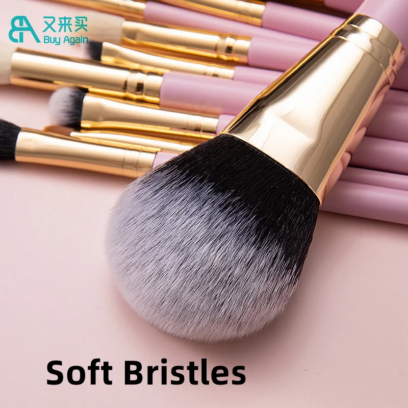 Wholesale high quality professional makeup tools sets make up accessories women gifts set 10 pcs pink makeup brush set