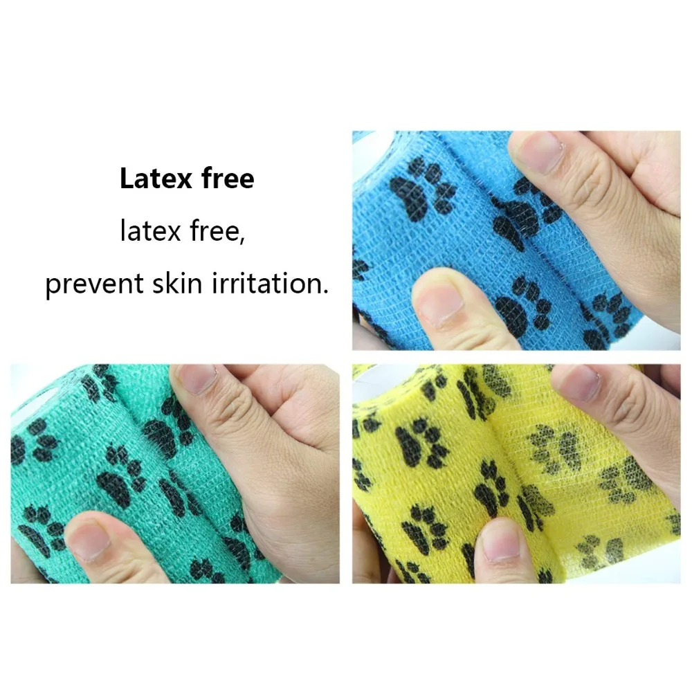 Colorful Sport Self Adhesive Elastic Bandage Wrap Tape Elastoplast For Knee Support Pads Finger Ankle Palm Shoulder