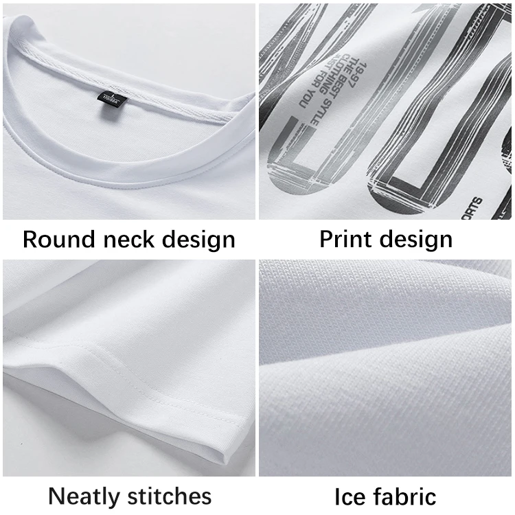 Bulk Wholesale Summer Print Logo Graphic Short Sleeve Tshirts Men Casual Plain O-neck Black T-shirts Unisex T Shirts