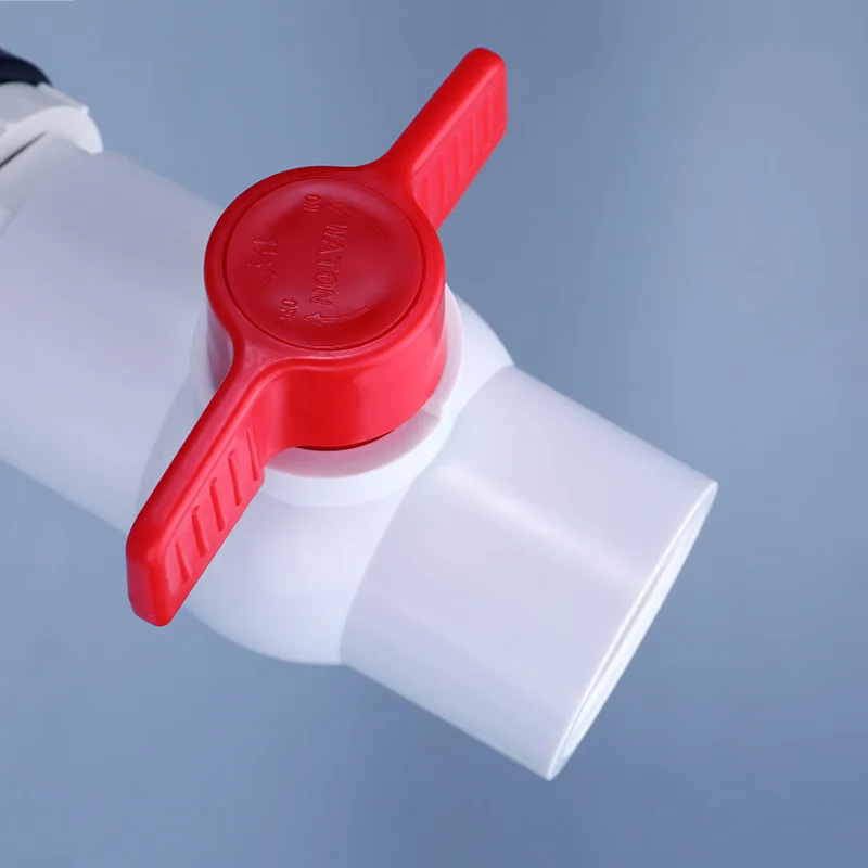 Plastic Water Valve Plumbing Pipe Fittings Ball Valve For IBC Tank