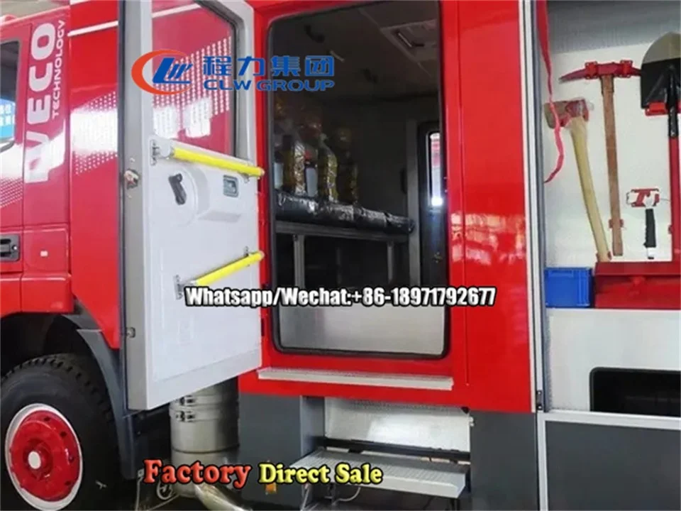 Factory low price 8000 Liters Foam Water Tank Fire Fighting Truck For Sale