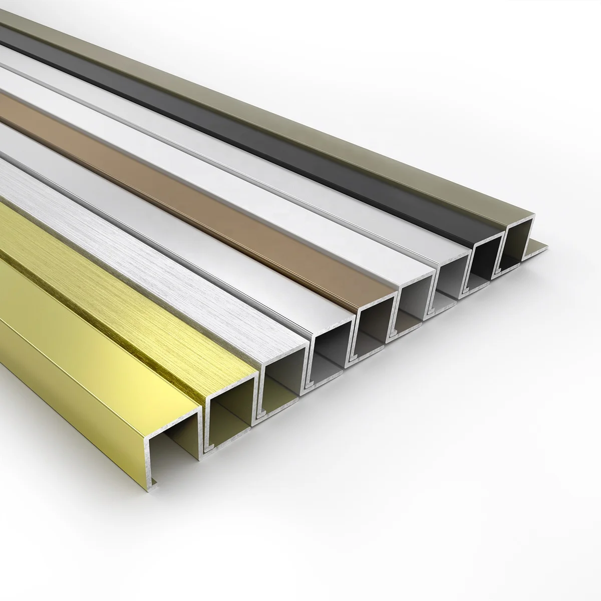Hot Sale Gray Aluminium Tile Trim Tile Edge Trim Straight L shape