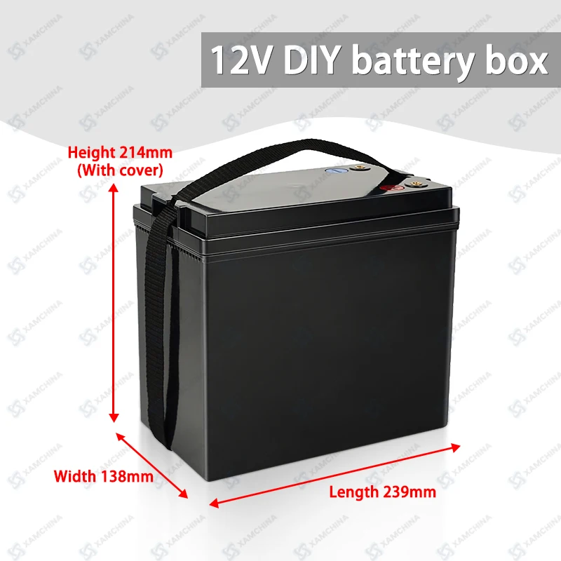 Lithium battery plastic case high quality ABS battery box for car starter lithium battery box