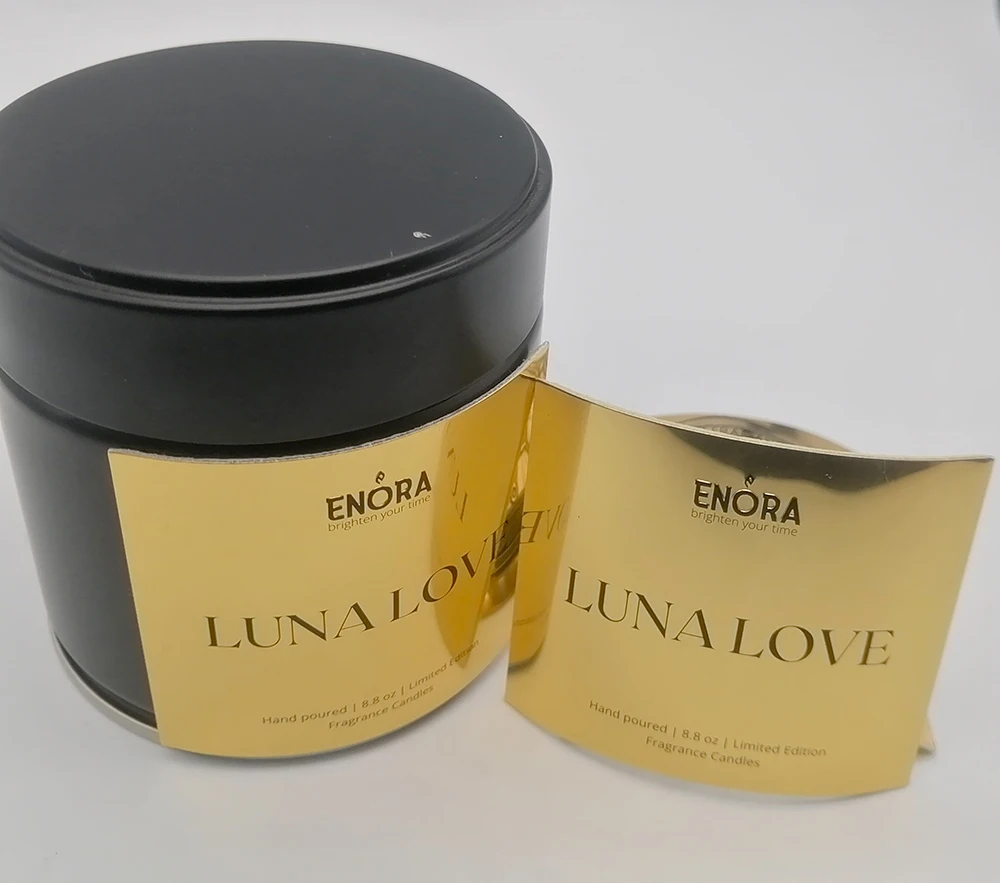 Chinese suppliers customized logo metal perfume bottle label embossed  metal perfume stickers aluminum label