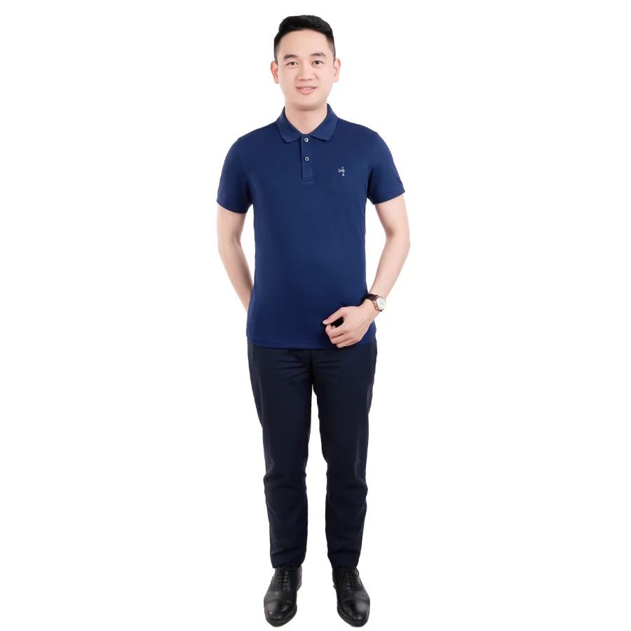 Best Selling Custom Polo Shirt Many Color Fashionable OEM Service Plastic Bag Packaging Made In Vietnam Factory