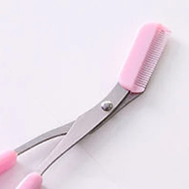 
Safety Scissors Household Small Size Mini Beauty Cutter Trim Hairs Face Eyebrow Stainless Steel Nose Hair Trimmer 