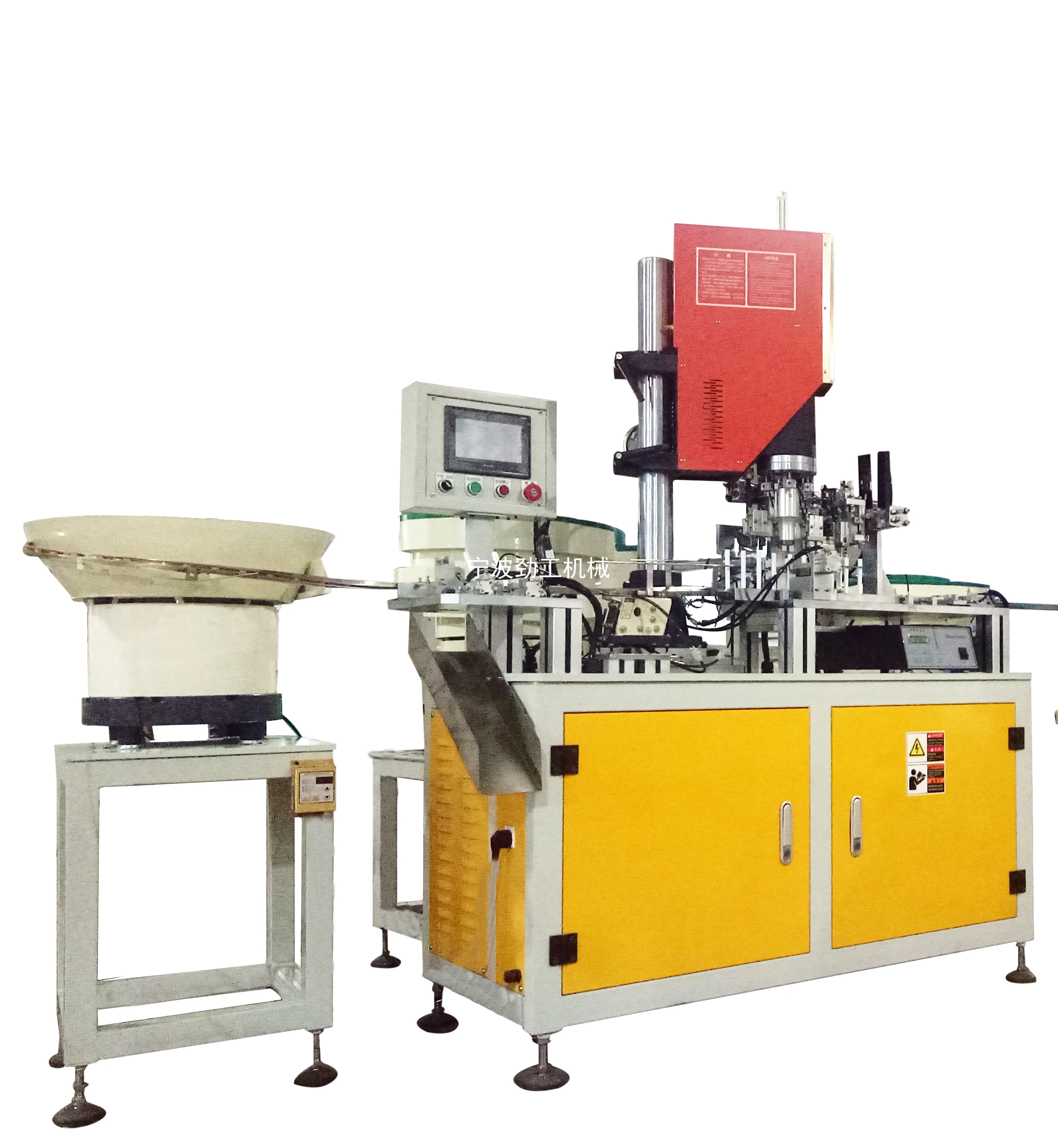 Disposable razor automatic assembly making machine for welding handle