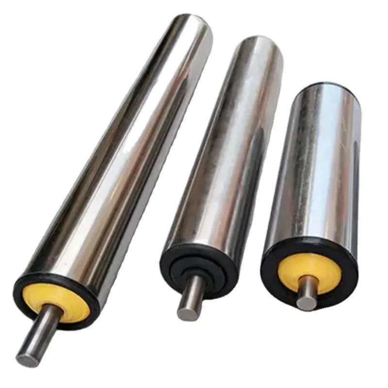 Gravity Roller Conveyor Systems Pulley Fixed Shaft