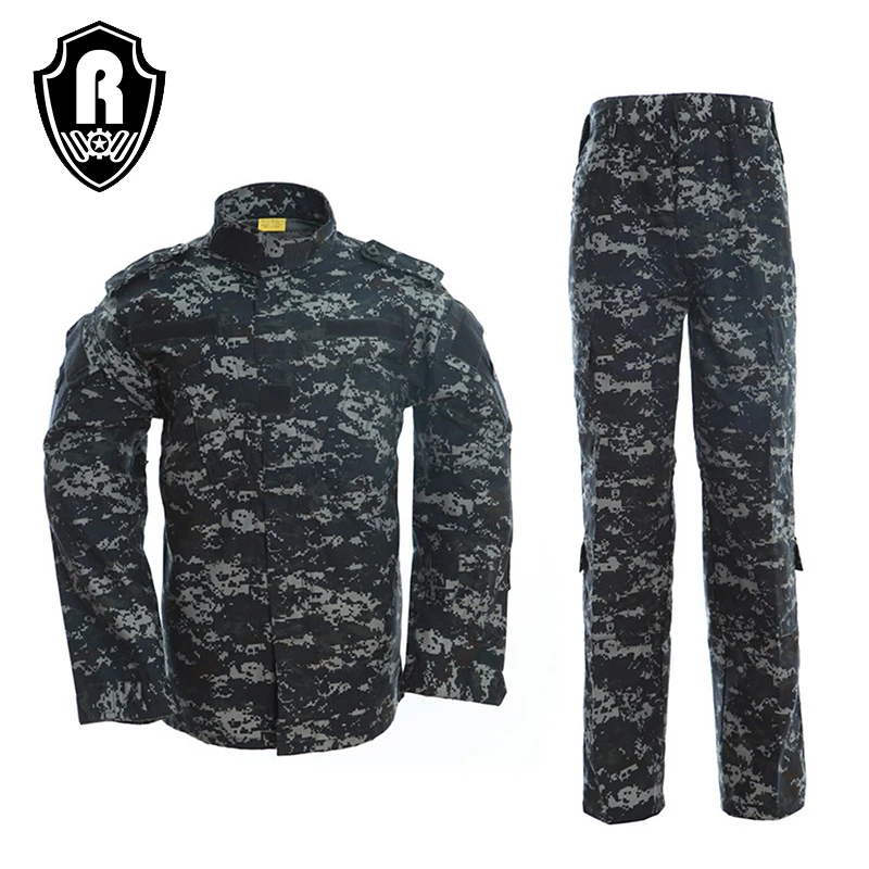 Roewe High Quality ACU Ocean Digital Tactical Uniform Camouflage Tactical Clothing