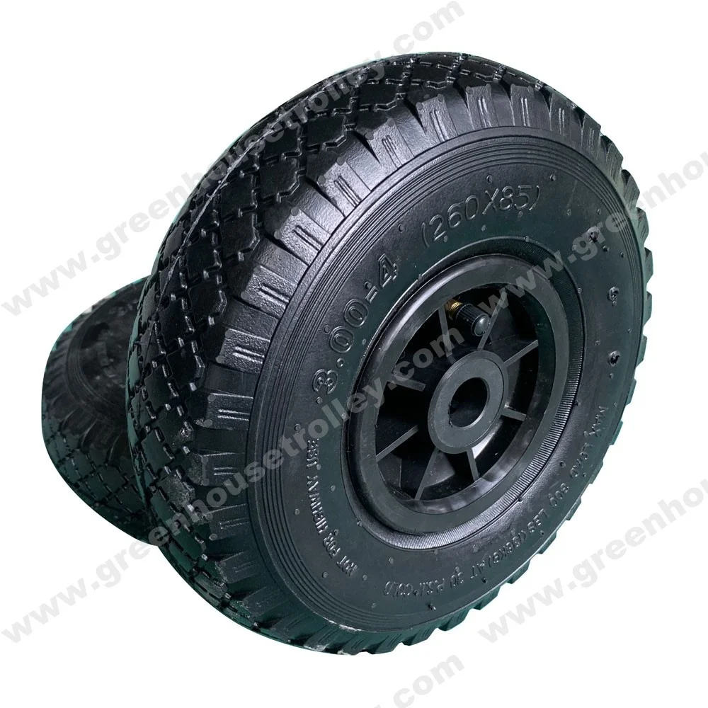 260x85mm Pneumatic Rubber Wheel 10 Inch air Wheel 3.00-4 Hand Truck Wheel
