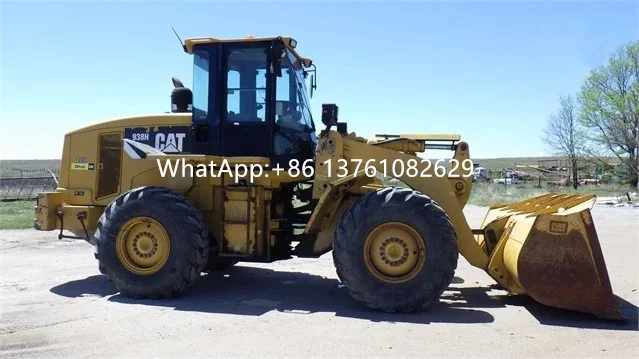 Оригинальный Подержанный фронтальный погрузчик Cat большой колесный дешевый 938H для продажи