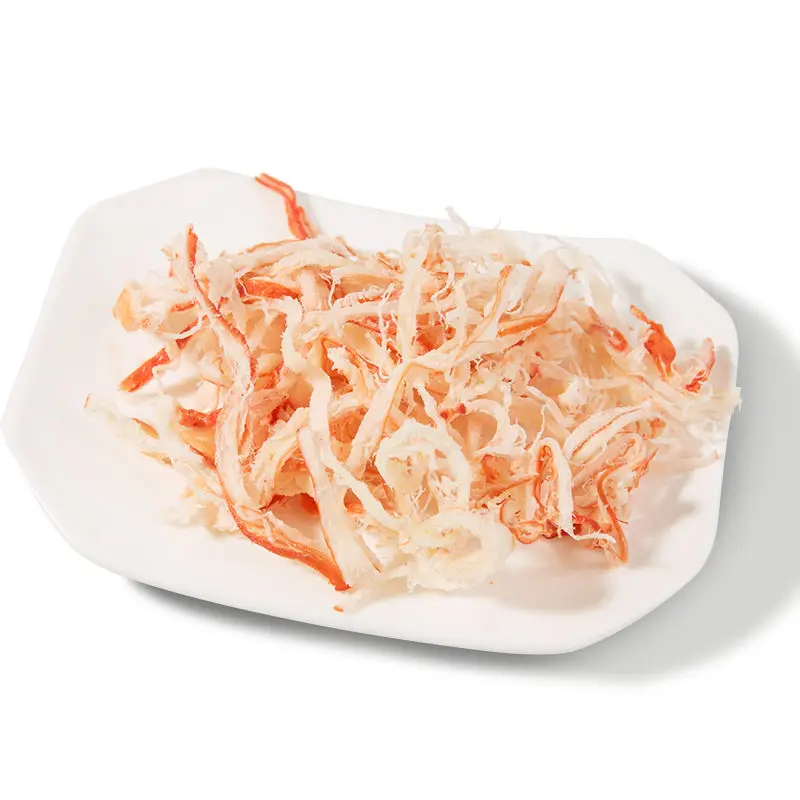 Premium nutritious shredded squid Fresh delicious seafood dried leisure snacks Grilled squid shredded Wholesale