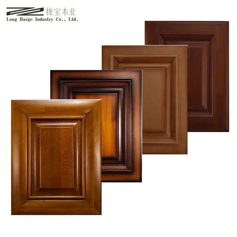 2021 Customized High End Solid Wood Cupboard for Kitchen with Pull Out Kitchen Drawer