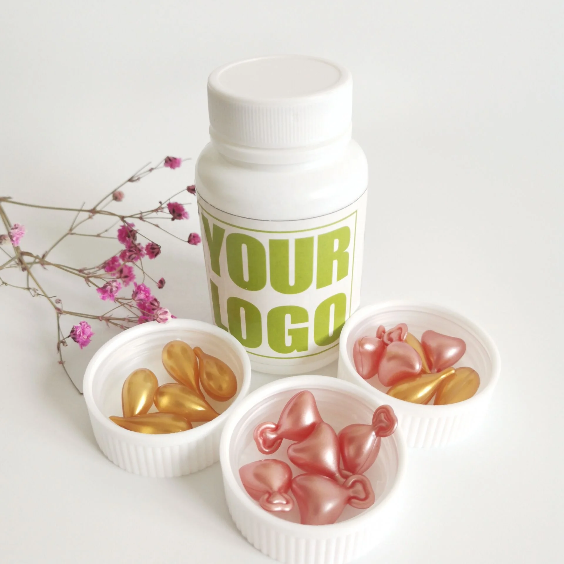 Organic Anti Aging Skin Whitening Supplement Gluta C Sheep Placenta Vitamin C Serum Capsule For Facial