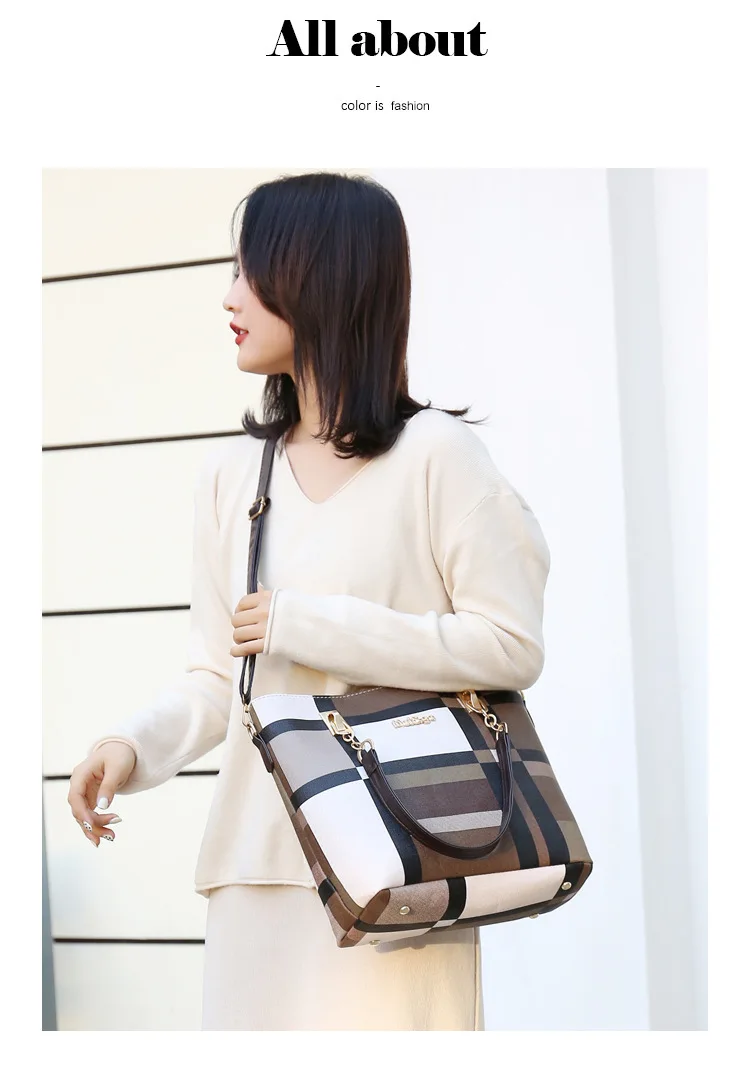 
6 pcs per set Fashion Cheap Price Lady Handbag Women Bag sets PU Handbags 6 Pcs in 1 Set 