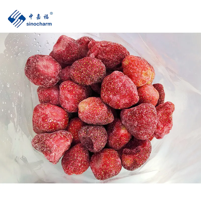Sinocharm 2024 Year New Crop Frozen Strawberries Price IQF Strawberry Whole Frozen Fruits for Juice