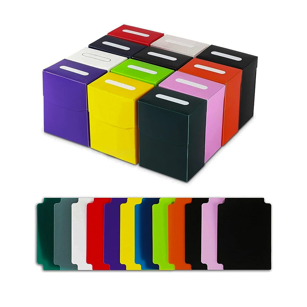 Pokemon Trading Mtg Yugioh Tcg Card Deck Box Plastic Pp Factory Customized Playing 100 Magic The Gathering Art High Quality