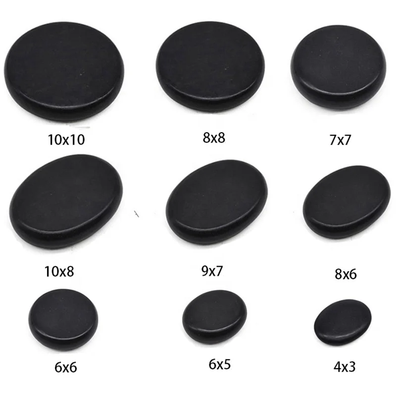 Hot Stone Massage lava Stones Natural Energy Massage Spa Stones Set Rock Basalt Wholesale Body Health Care