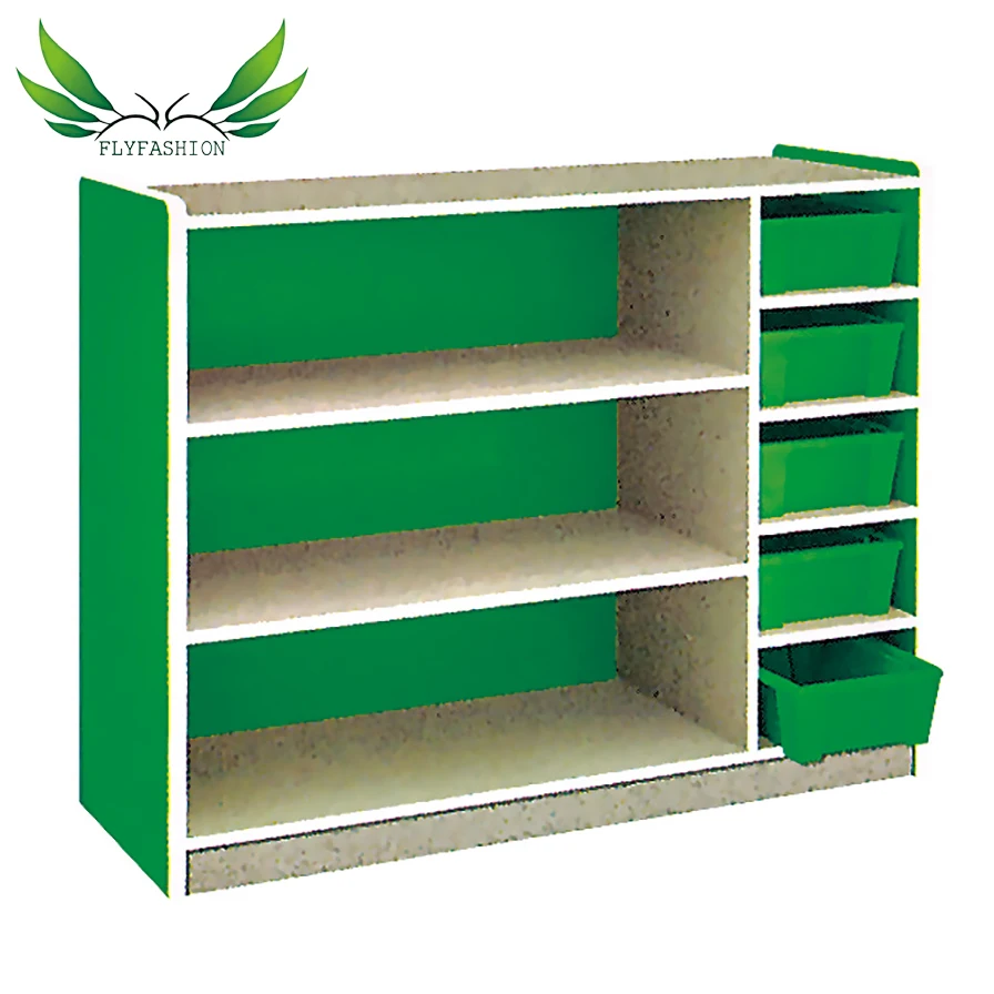 
Preschool/ Daycare Furniture wooden toy storage cabinet for kids 