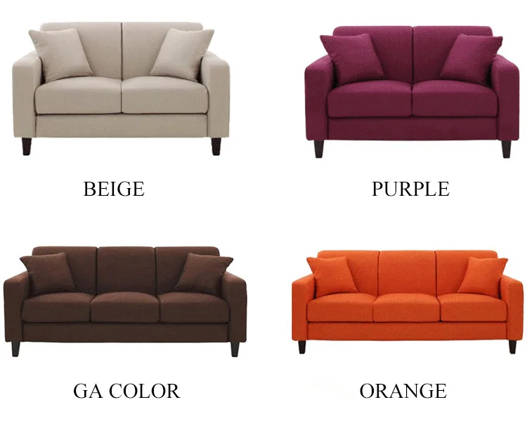 Nordic Simple Modern Small Family Sofa Double Three People Apartment Studio Small Sofa All Open and Wash Sofa