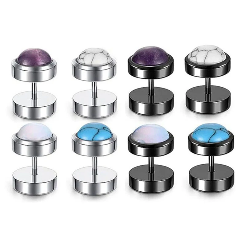 pendientes para hombres stainless steel ear cuff gold plated earrings and accessories Hypoallergenic earrings earring stud