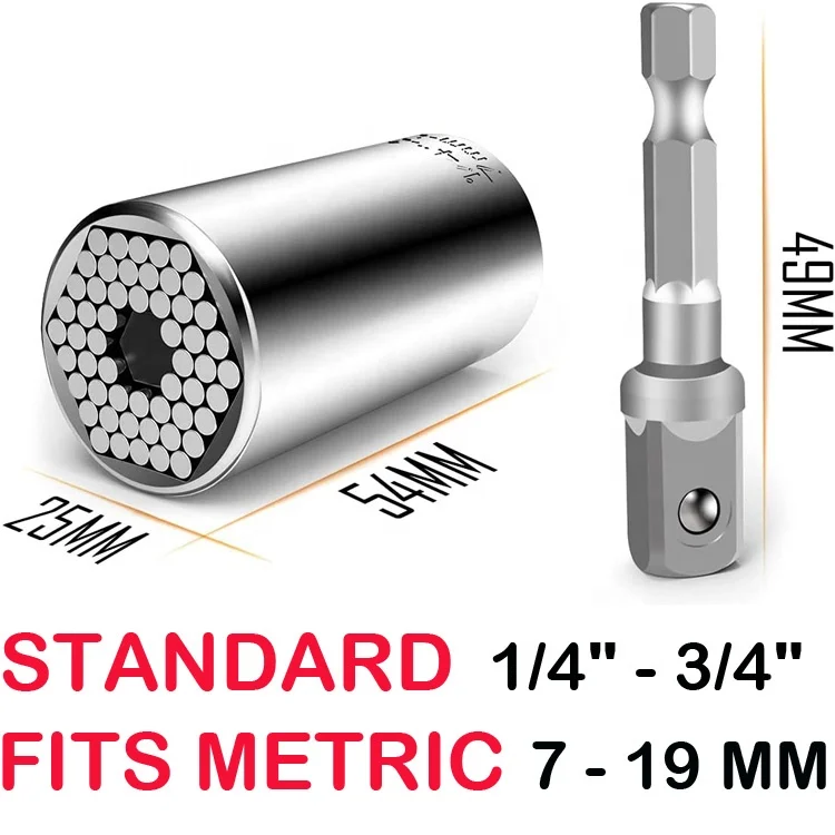 Jutye  Professional Sockets Tools Multi-Function Wrench Repair Kit with Power Drill & Ratchet Wrench Adapter  Socket Tools