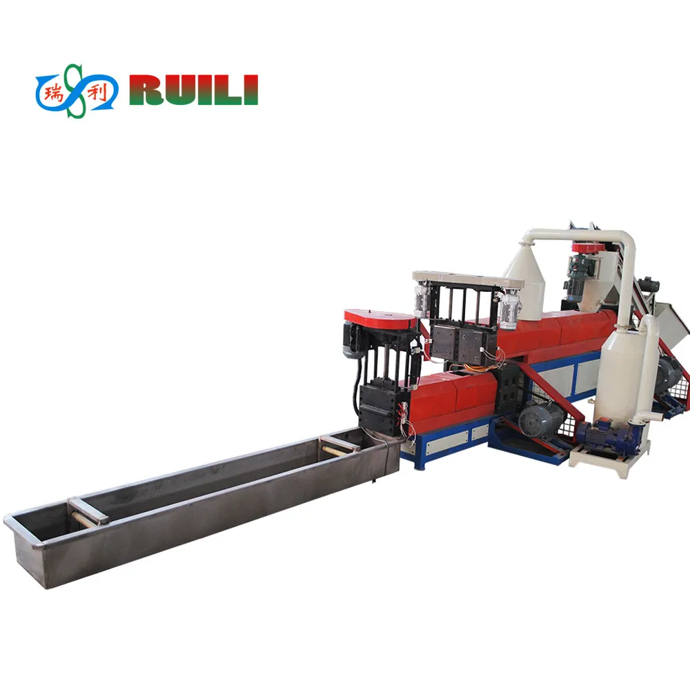 waste plastic recycling pelletizing machine
