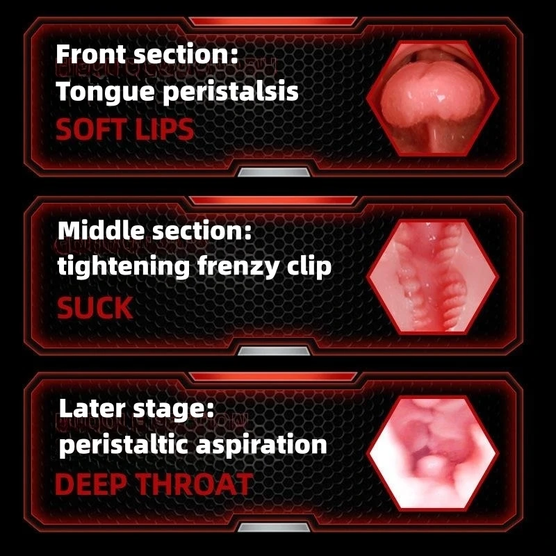 2 in 1 Automatic Male Masturbator Penis Pump Removable Male Masturbators Modes Pocket Pussy