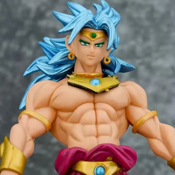 Good Quality Anime Dragon balls Z figurine PVC Model toy Anime DBZ Blue hair Broly action Figures