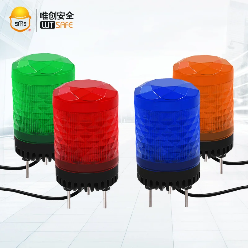Siren Light Siren Alarm Factory Direct Supply Led Blue No Voice Warning Light Strobe Light