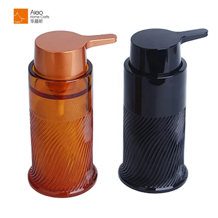 High Capacity Hotel Bathroom Empty Gel Body Lotion Shampoo Resin Foam Soap Pump Bottle Liquid Soap Dispenser Set