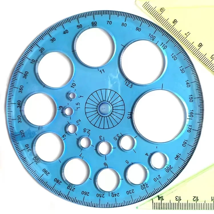 Africa school stationery 15PCS Math geometry set Blister card ruler set drawing set for student