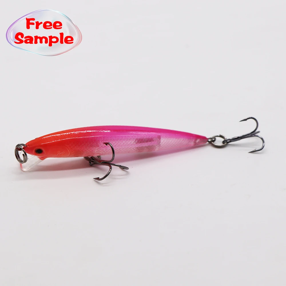 Бесплатные образцы от производителя, рыболовные снасти Topwater, Тонущая приманка в виде гольяна, рыболовные приманки