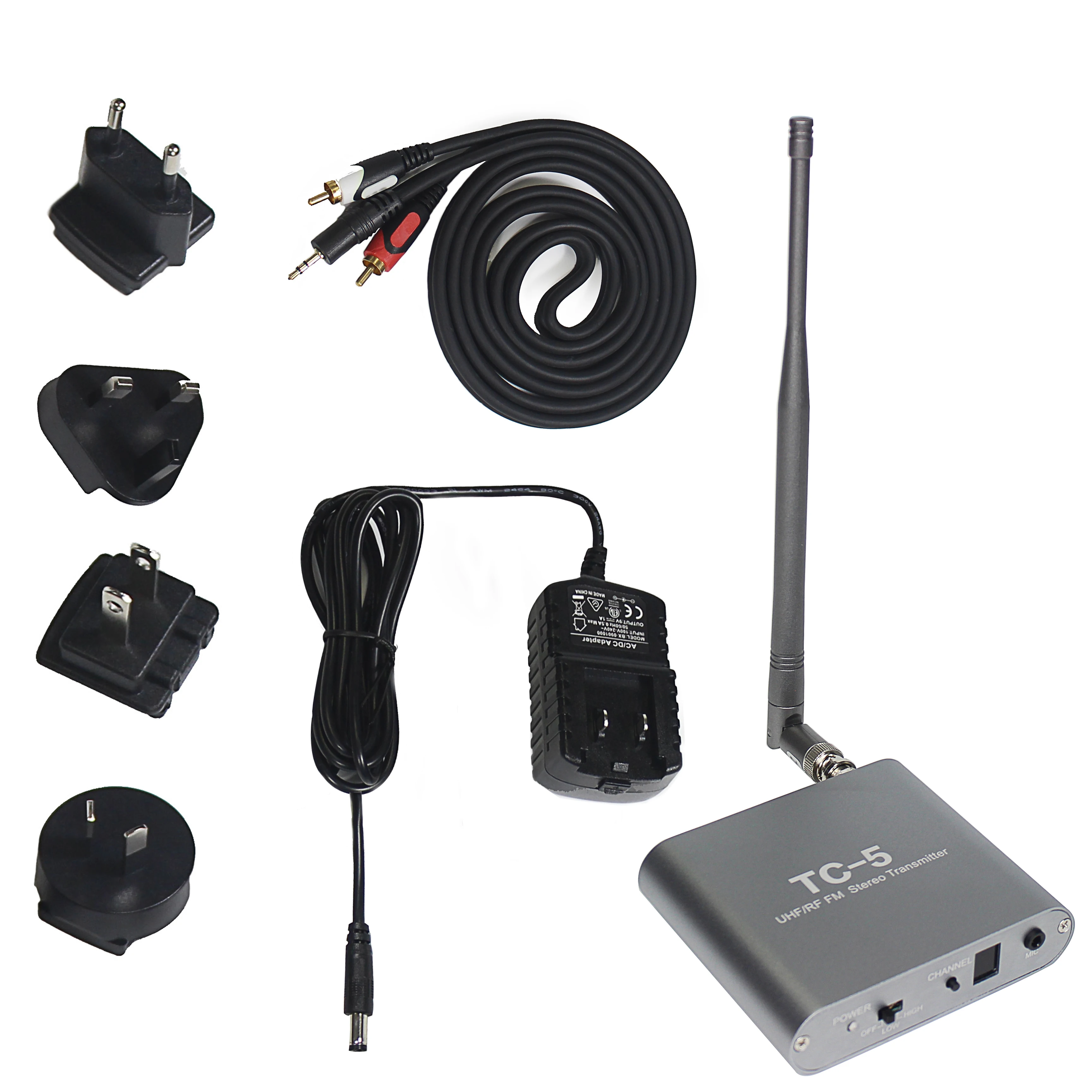 TC-5 more Channels 500M Dj Foldable Wireless Stereo Silent Disco Headphone and Transmitter