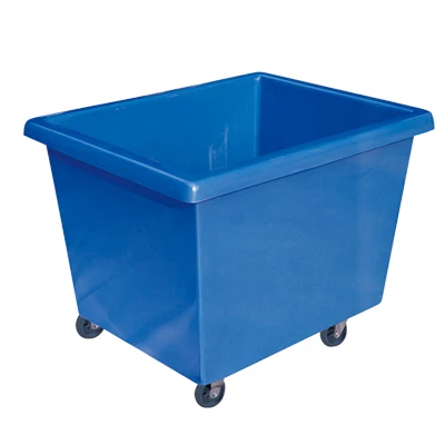 
High Quality Professional Strong Poly FRP Laundry Cart Trolley Hotel For Housekeeping 